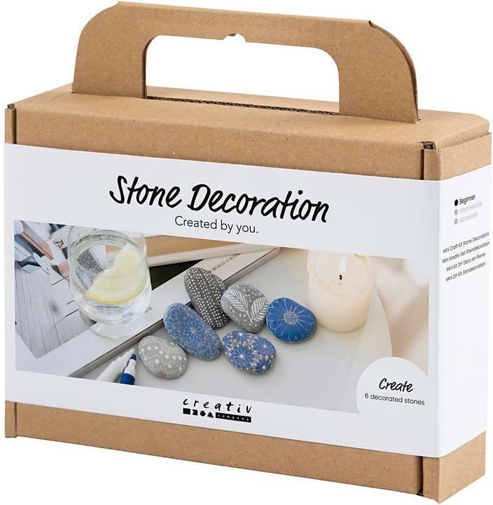 Produktbild Creativ Company Bastelset Steine bemalen Blau