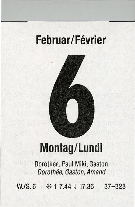 Image du produit Biella Abreisskalender Tag (5,4 x 8 cm, Couverture rigide, Français, Allemand)