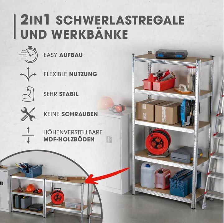 Produktbild Easymaxx Schwerlastregal
