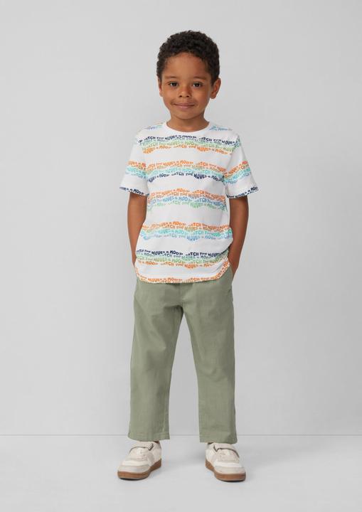 Produktbild S.Oliver T-Shirt Baumwoll-T-Shirt mit All-over-Print (92)