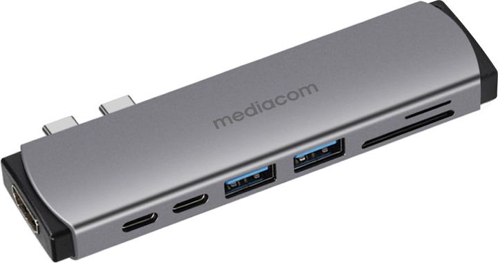 Actual product image Mediacom MD-M201 port replicator and laptop docking station Wired USB 3.2 Gen 1 (3.1 Gen 1) (USB-C)