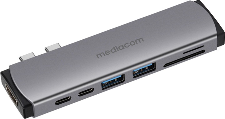 Immagine prodotto Mediacom MD-M201 replicatore di porte e docking station per laptop Cablato USB 3.2 Gen 1 (3.1 Gen 1) (USB-C)