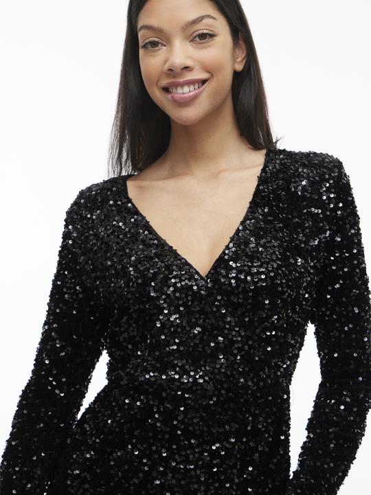 Image du produit Vila VIFAITH Pailletten Maxikleid (M)