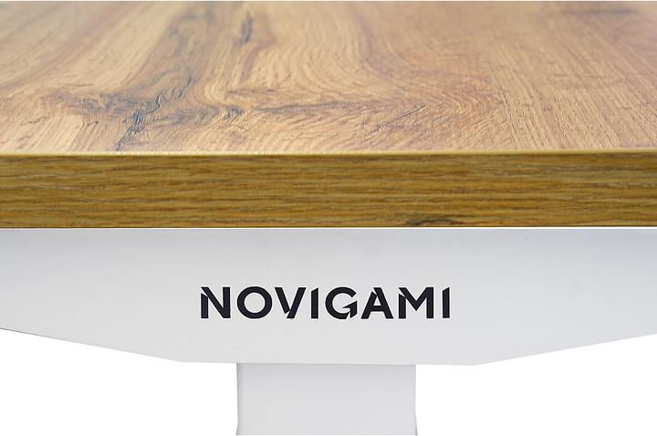 Produktbild Novigami Büro Set | Höhenverstellbarer Schreibtisch Ototo | Eiche | Breite 180 cm | Inkl. Bürostuhl Kalik...