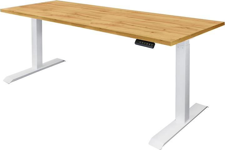 Produktbild Novigami Büro Set | Höhenverstellbarer Schreibtisch Ototo | Eiche | Breite 180 cm | Inkl. Bürostuhl Kalik...