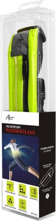 Produktbild Art Pas sportowy podświetlany z kieszenią zielony (APS-01G)