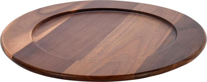 Natura Punto Acacia wood decorative plate