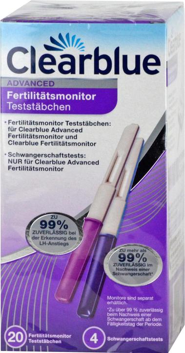 Produktbild Clearblue Fertilitätsmonitor Advanced Teststäbchen