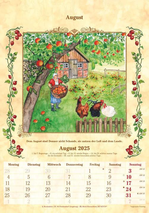 Immagine prodotto Alpha Edition Calendario contadino (Copertina rigida, Tedesco)