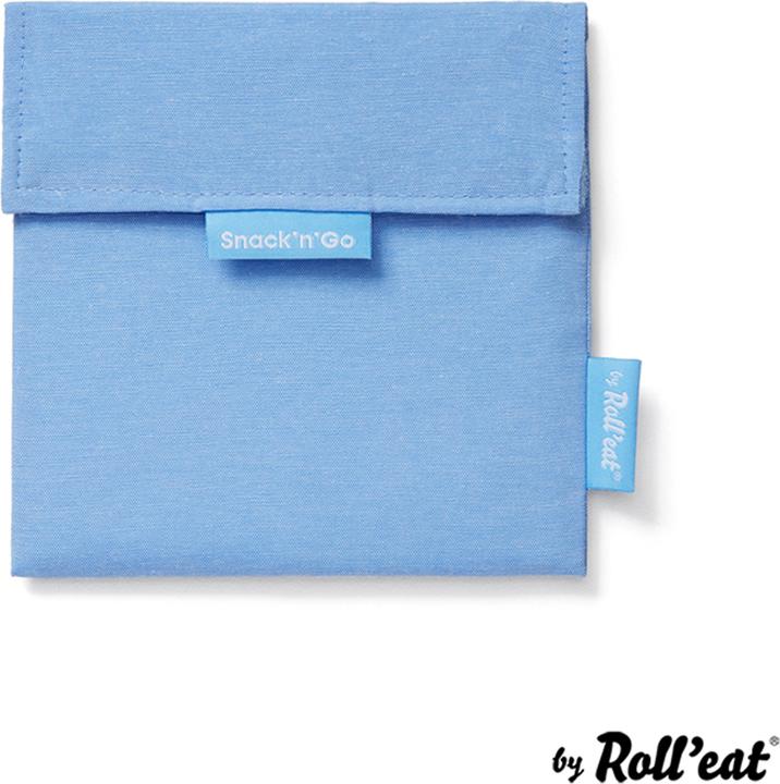 Produktbild Roll'Eat Lunchbeutel SnacknGo Nature Hellblau