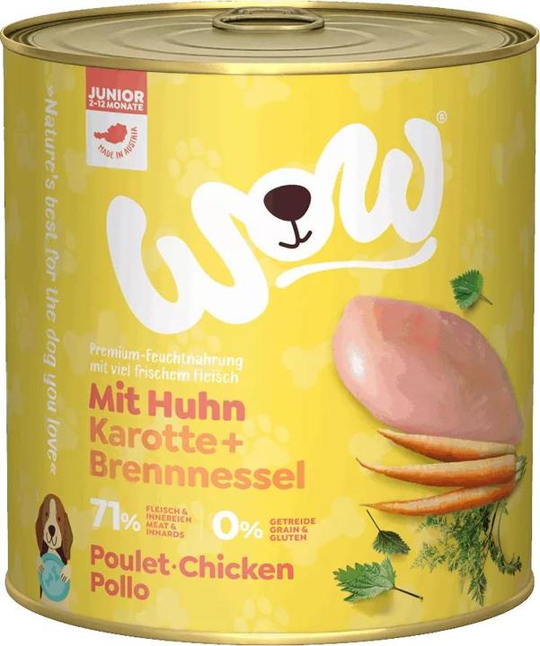 Produktbild WOW Junior, Huhn mit Karotten (Junior, 1 Stk., 925 g)