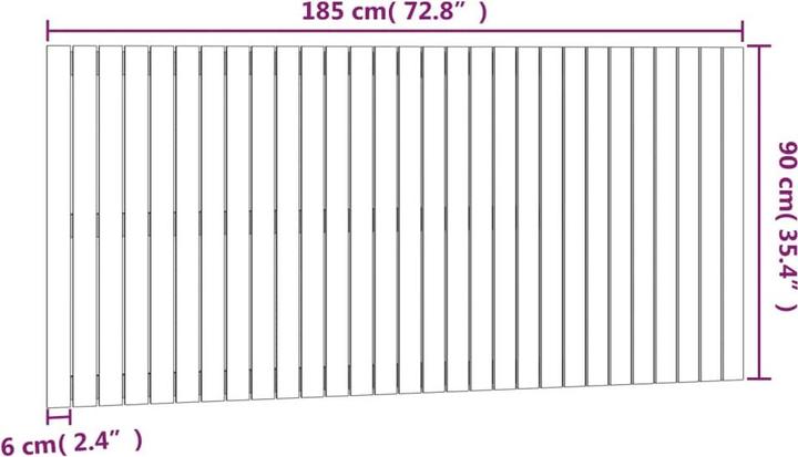 Image du produit vidaXL Chloé (204 x 3 x 110 cm)