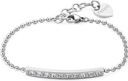 Immagine prodotto Sagapo S'Agapµ - Bracciale in acciaio Dazzly SDZ11 Dazzly Clear Crystal Dazzling (18.50 cm, Acciaio inossidabile)