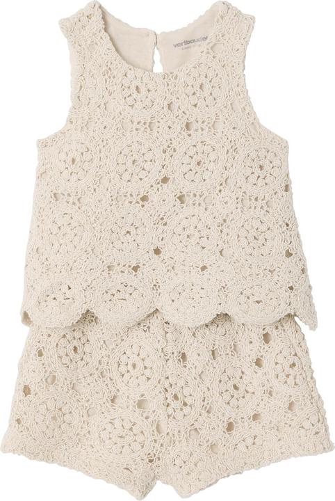 Actual product image Vertbaudet Mädchen Baby-Set: Top & Shorts aus Makramee (68)