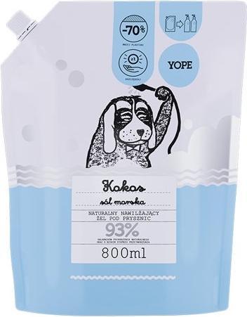Produktbild Yope Duschgel, Kokosnuss und Meersalz 93%, 800 ml nachfüllen (800 ml)