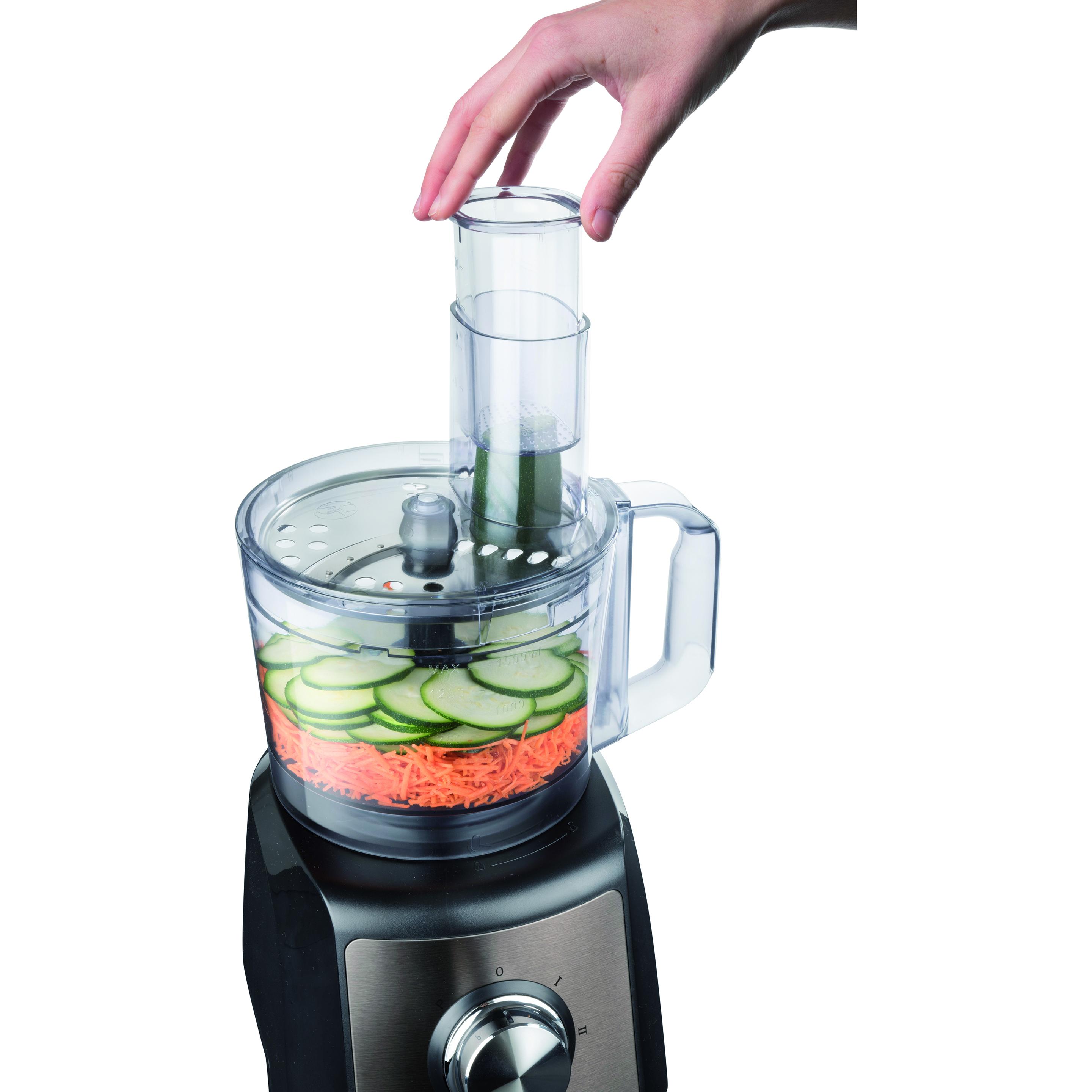 Black & Decker BXFPA1200E, Zerkleinerer, Schwarz, Silber