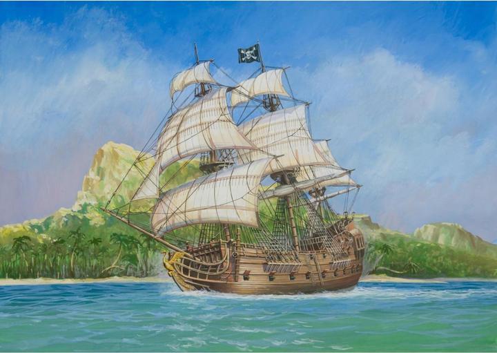 Actual product image Tamiya 1:72 Pirate Ship Black Swan