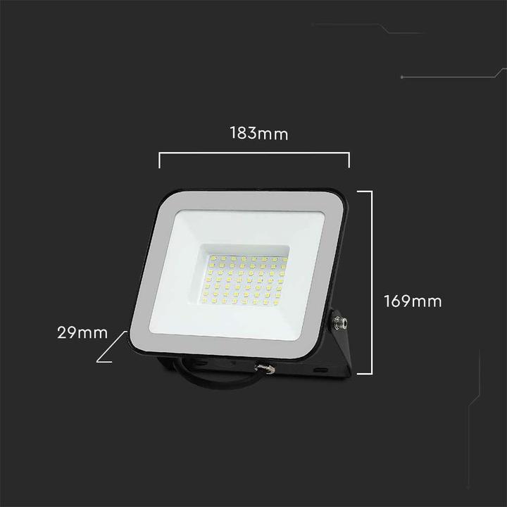 Actual product image V-TAC LED 50W SAMSUNG CHIP PRO-S -44050 6500K 4270lm (4270 lm, IP65)