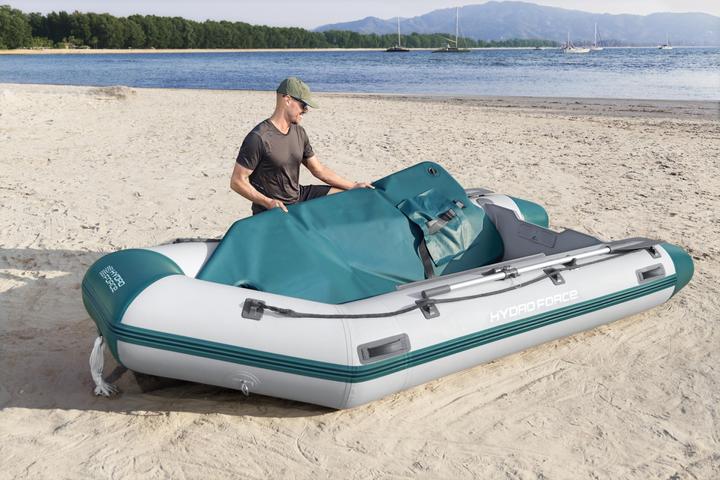 Actual product image Bestway Hydro Force Mirovia Elite 5-Person Inflatable Sport Boat Set 3.30 m (330 cm, 5 Persons)