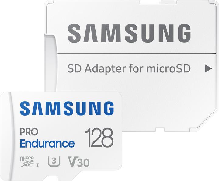 Image du produit Samsung PRO Endurance (128 Go, microSDXC, U3, UHS-I)