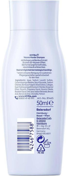 Actual product image NIVEA 2in1 Express Shampoo & Spülung (Liquid shampoo, 50 ml)