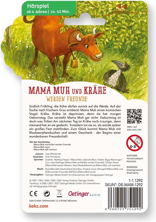 Immagine prodotto Kekz Audiochip Mama Moo e Crow diventano amici (Tedesco)