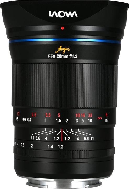 Image du produit Laowa Argus 28mm f/1,2 FF pour Nikon Z plein format (Nikon Z, Plein format)