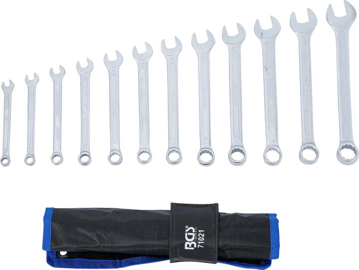 Produktbild BGS Maul-Ringschlüssel-Satz SW 8 - 19 mm 12-tlg. (19 mm, 12 mm, 14 mm, 16 mm, 10 mm, 18 mm, 17 mm, 11 mm, 15 mm, 8 mm, 9 mm, 13 mm)