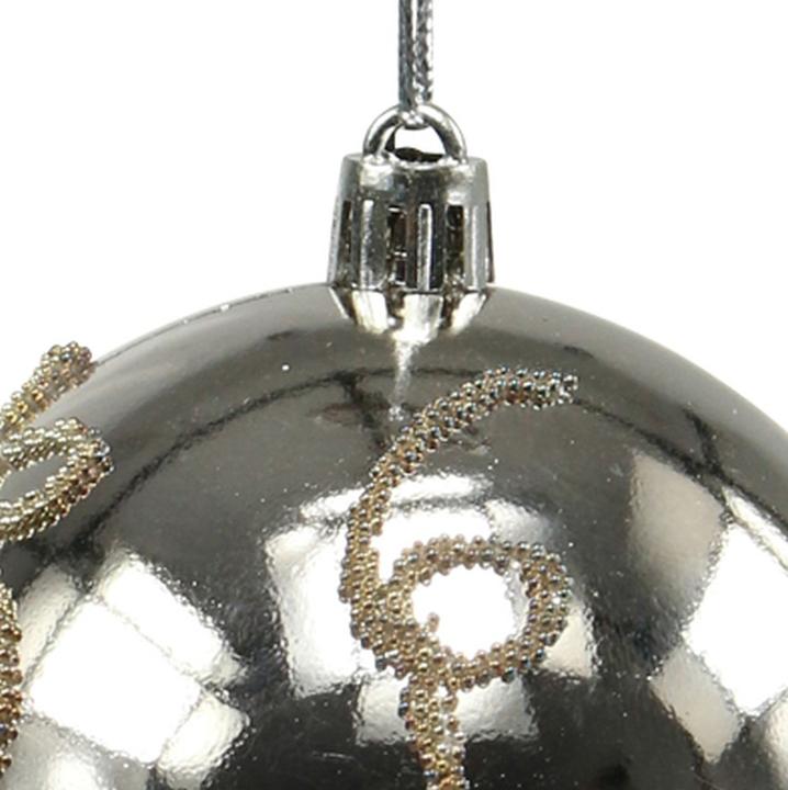 Produktbild Viana Weihnachtskugel Kunststoff Ø8cm 2St (2x)