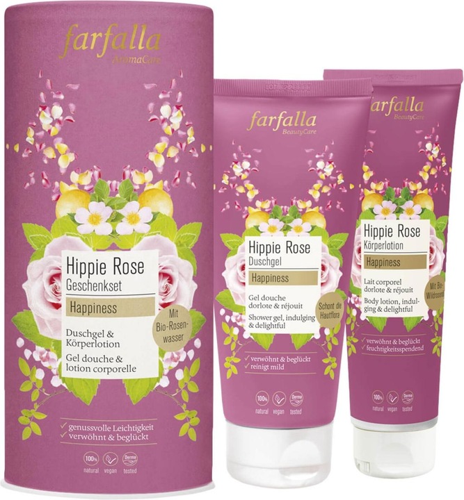 Actual product image Farfalla Gift Set Hippie Rose (150 ml)
