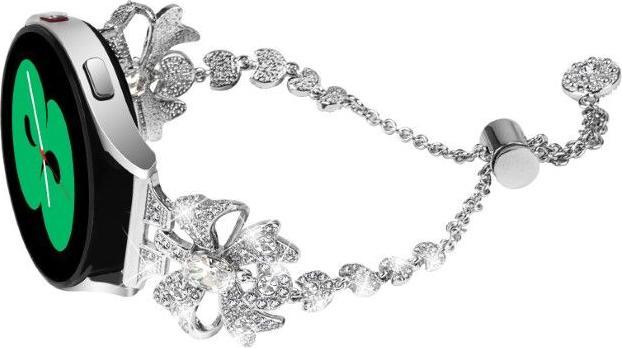 Immagine prodotto MU Style Cinturino di ricambio in acciaio inossidabile con occhiello della serie MH (20 mm, Acciaio inossidabile)