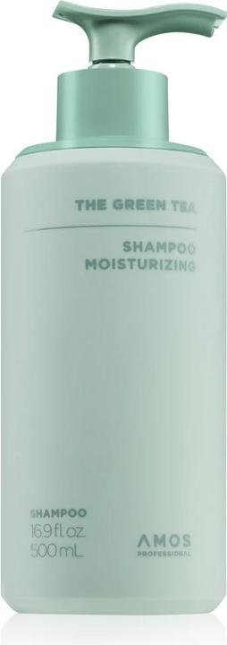 Actual product image Amos Professional - The Green Tea Shampoo Moisturizing - Green - 500 ml (Liquid shampoo, 500 ml)
