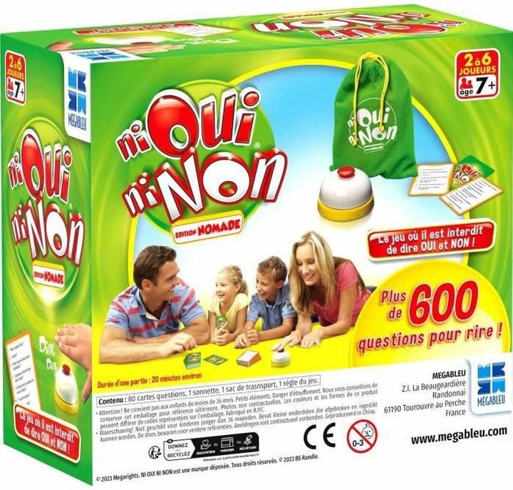 Produktbild Megableu Tischspiel Ni Oui Ni Non (FR) (Französisch)