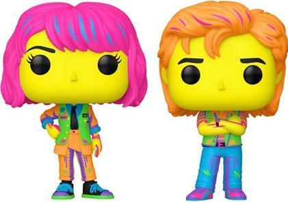 Produktbild Funko Pop Blacklight Stranger Things Robin und Steve 2-Pack Limitierte Auflage