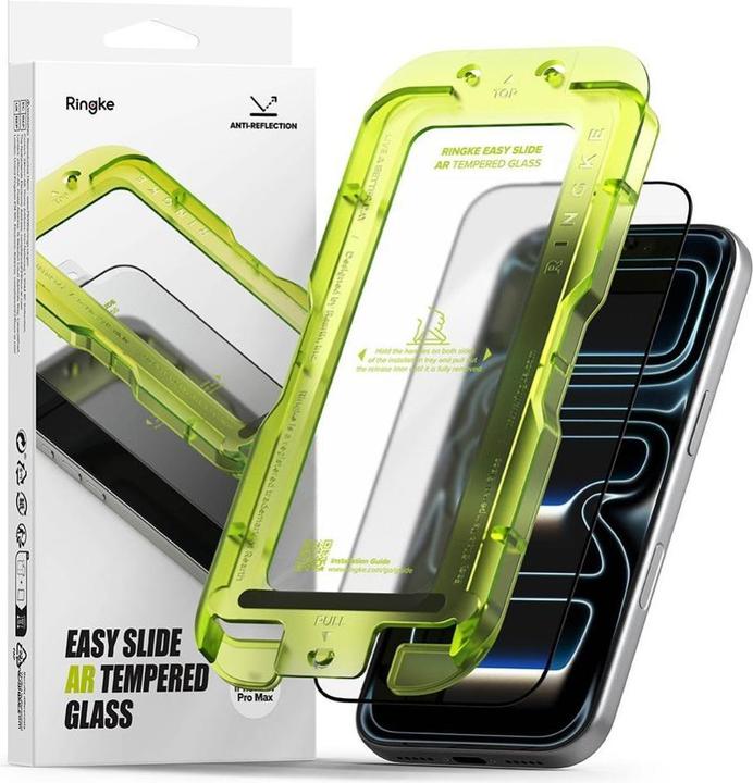 Ringke Easy Slide Antireflexion Hartglas Für Iphone 17 Pro Max Klar (Apple iPhone 17 Pro Max)