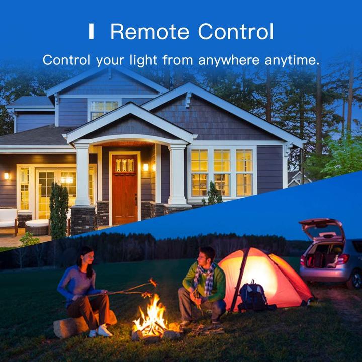 Actual product image Meross Smart Wi-Fi LED Bulb MSL120 (B22, 810 lm, 2 x)