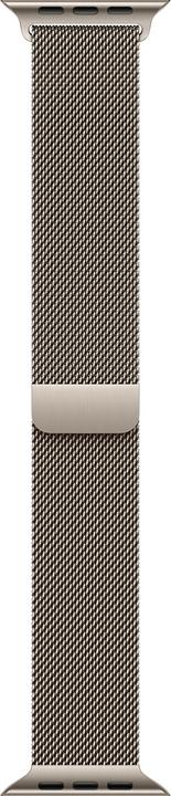 Actual product image Apple Natural Titanium Milanese Loop (42 mm, 95% recycled titanium)