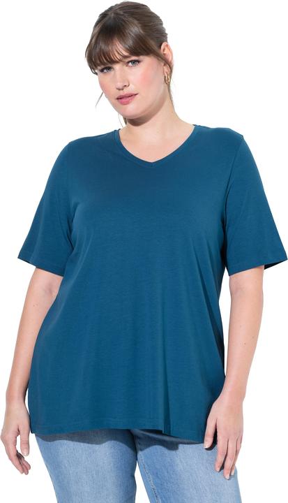 Produktbild Ulla Popken T-Shirts, 2er-Pack, V-Ausschnitt, Halbarm (56)