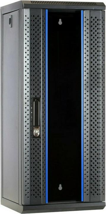 Actual product image Dsit 15 U, 10" server enclosure, with glass door (WxDxH) 312x310x752mm (15 RU, 10 inch rack)