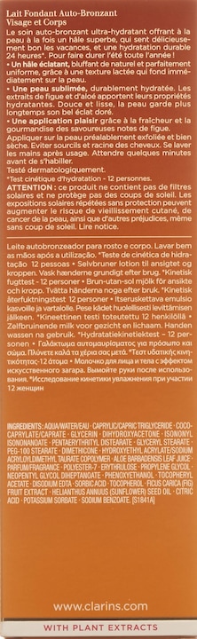 Image du produit Clarins Soleil - Lotion lactée auto-bronzante (Crème autobronzante, 125 ml)