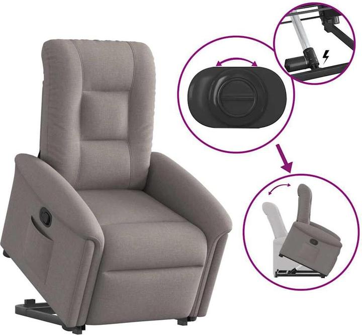 Image du produit vidaXL Relaxsessel mit Aufstehhilfe