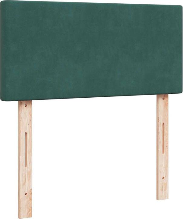 Produktbild vidaXL Bo x springbett mit Matratze 160 x 200 cm Samt (160 x 200 cm)