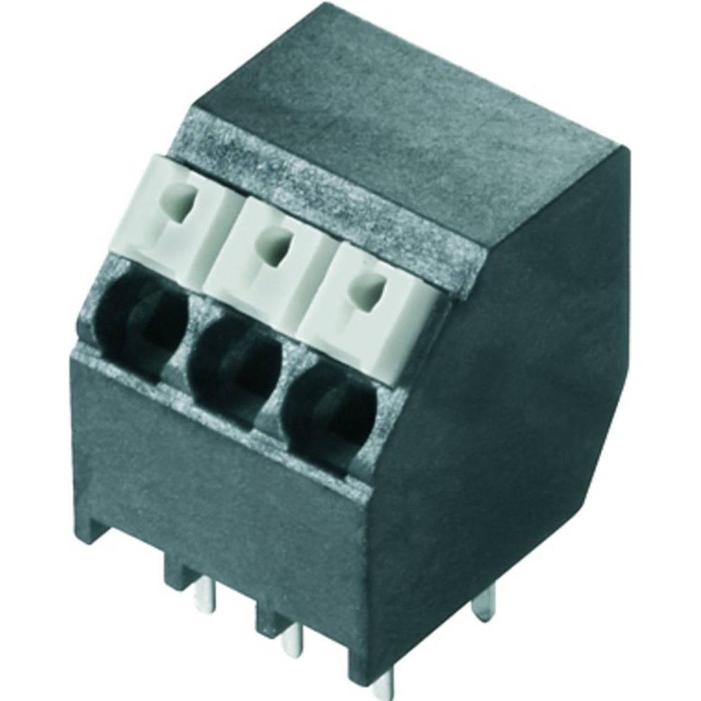 Weidmüller 1886000000 Federkraftklemmblock 1.5 mm² Polzahl 14 Schwarz 10 St., Cavo + Spina elettrica, Nero