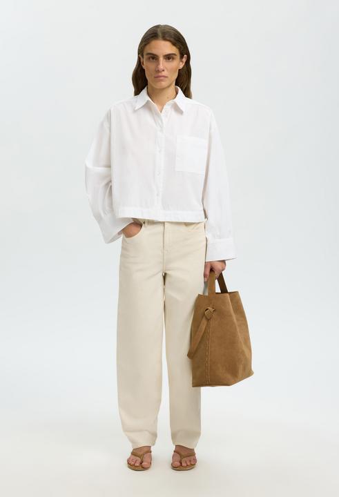 Immagine prodotto Selected Slfastha Ls Cropped Boxy Shirt Noos (44)