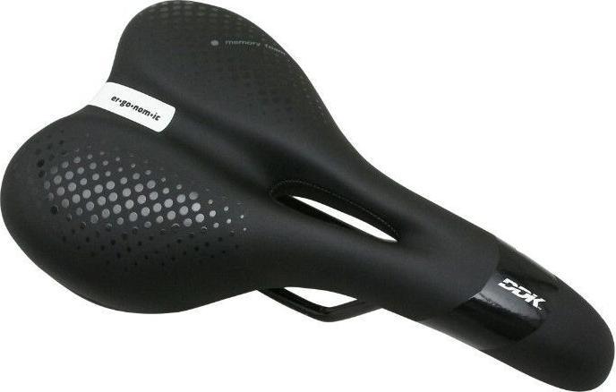 Selle vtt-trekking ergonomic à memoire de forme avec trou central