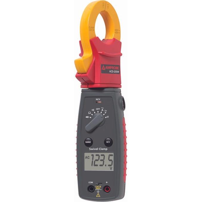 Beha Amprobe, Multimetro, Pinza amperometrica Fluke con testa rotante Temp/Capac/Function Amprobe ACD-23SW (CAT III 600V)