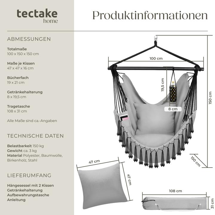 Actual product image tectake Malika (150 kg)