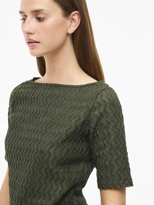 Actual product image Vila VIROMILA U-Boot-Ausschnitt Oberteil mit kurzen Ärmeln (S)