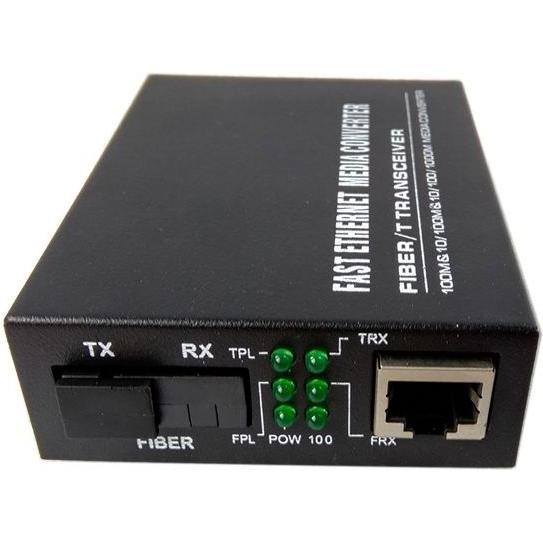 MicroConnect Converter fiber to RJ-45 (0.06 m), Netzwerkkabel