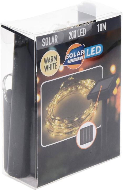 Produktbild Champ Solar LED Drahtbeleuchtung, silberner Kupferdraht (10 m)